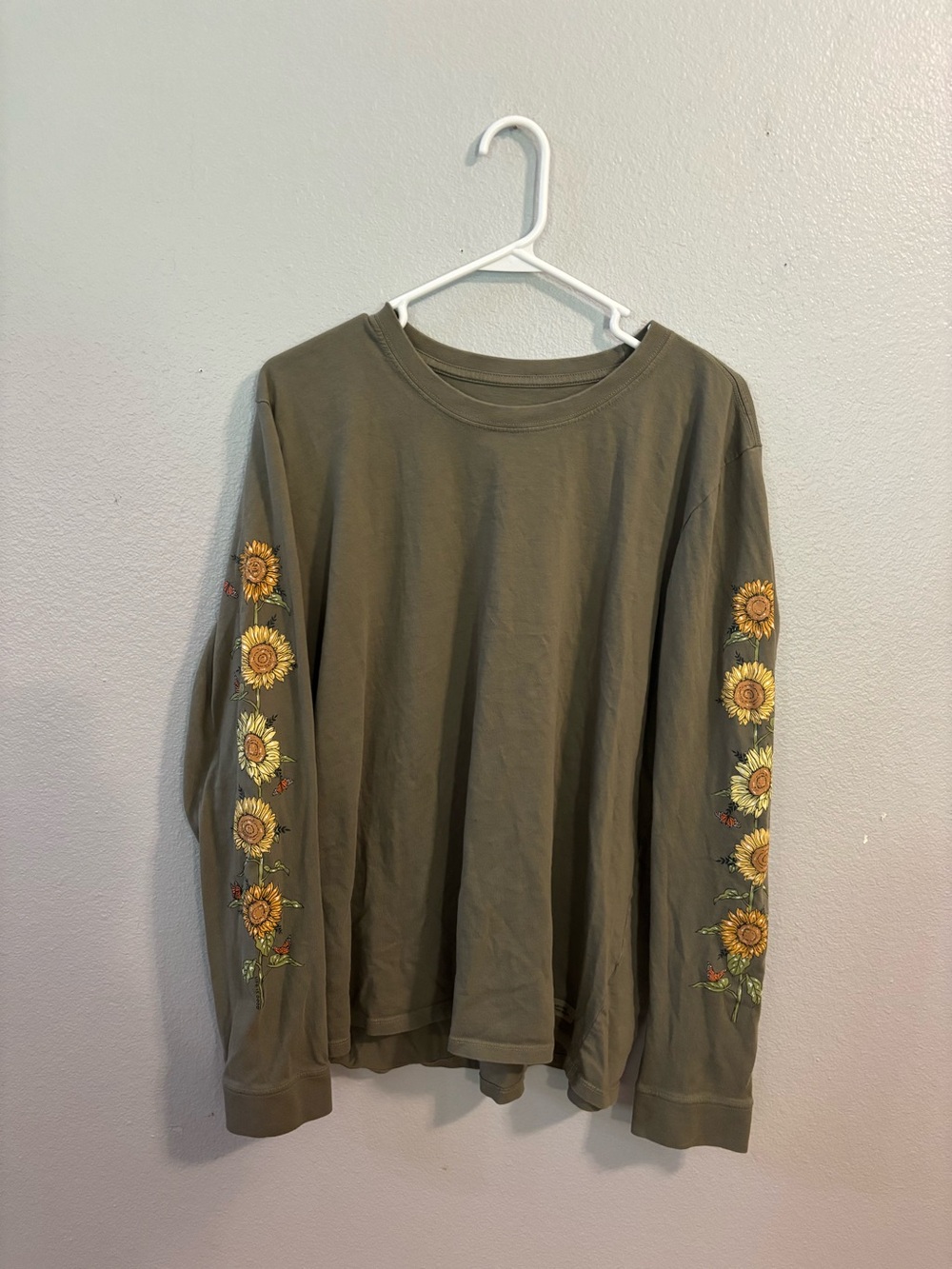 Life Is Good 100% Cotton Fall Sunflower Crusher Tee Sz XXL